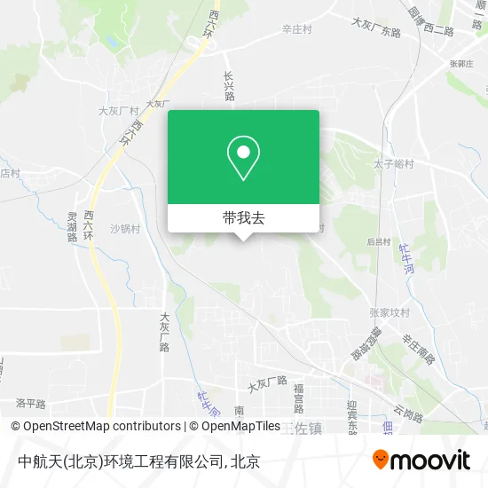 中航天(北京)环境工程有限公司地图