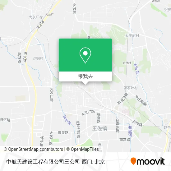 中航天建设工程有限公司三公司-西门地图