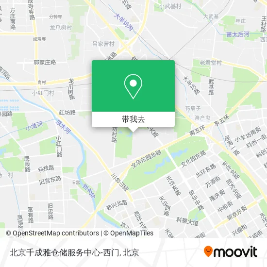 北京千成雅仓储服务中心-西门地图