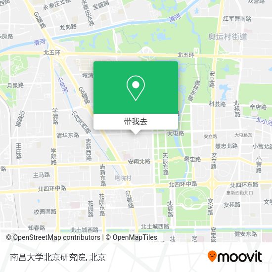 南昌大学北京研究院地图