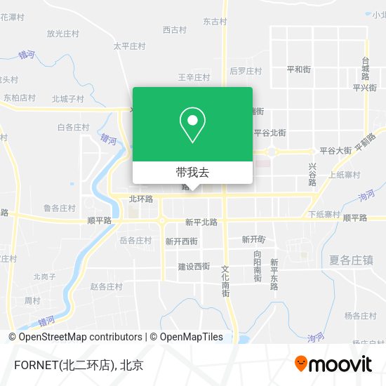 FORNET(北二环店)地图