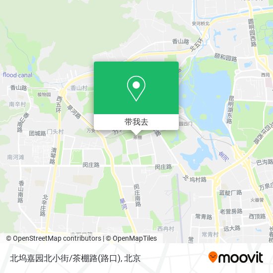 北坞嘉园北小街/茶棚路(路口)地图