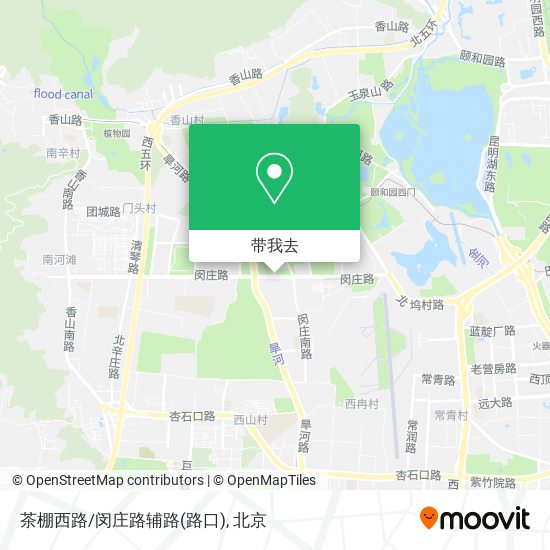茶棚西路/闵庄路辅路(路口)地图