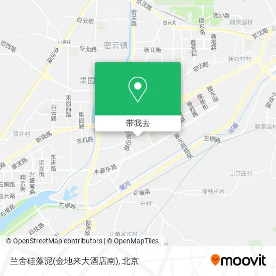 兰舍硅藻泥(金地来大酒店南)地图