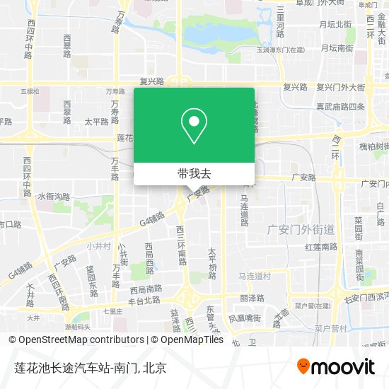 莲花池长途汽车站-南门地图