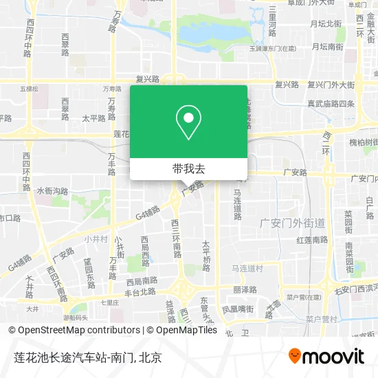 莲花池长途汽车站-南门地图