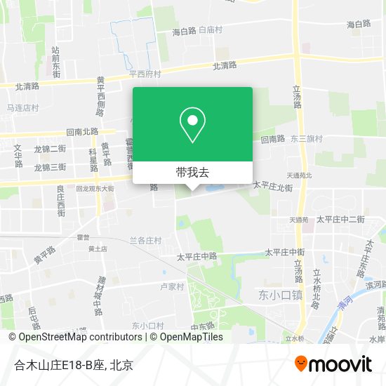 合木山庄E18-B座地图