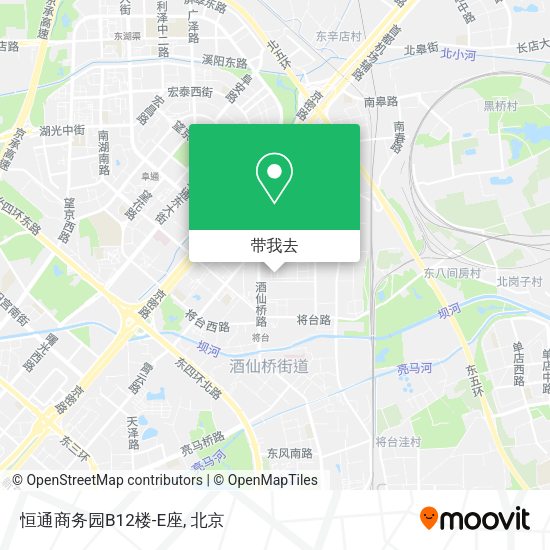 恒通商务园B12楼-E座地图