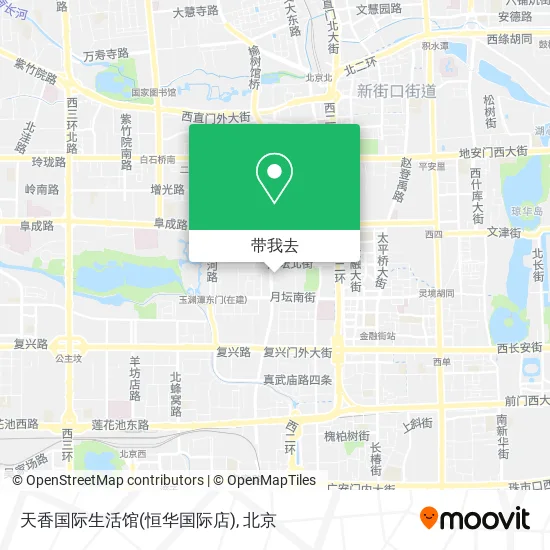 天香国际生活馆(恒华国际店)地图