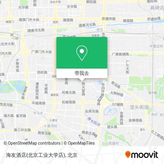 海友酒店(北京工业大学店)地图