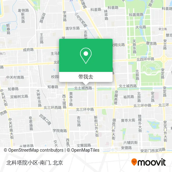 北科塔院小区-南门地图