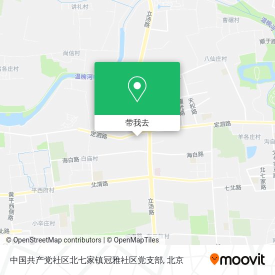 中国共产党社区北七家镇冠雅社区党支部地图