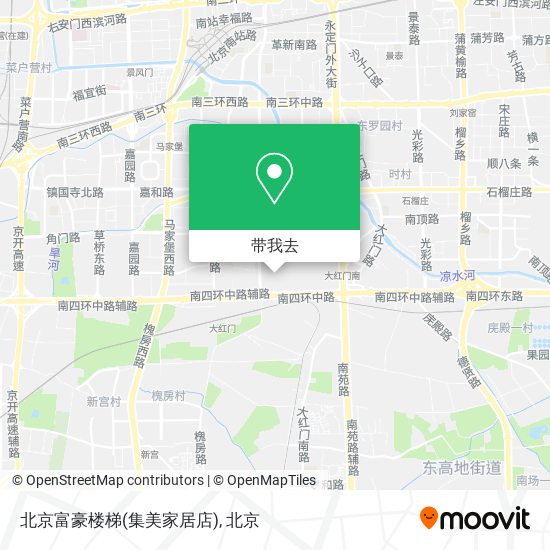 北京富豪楼梯(集美家居店)地图