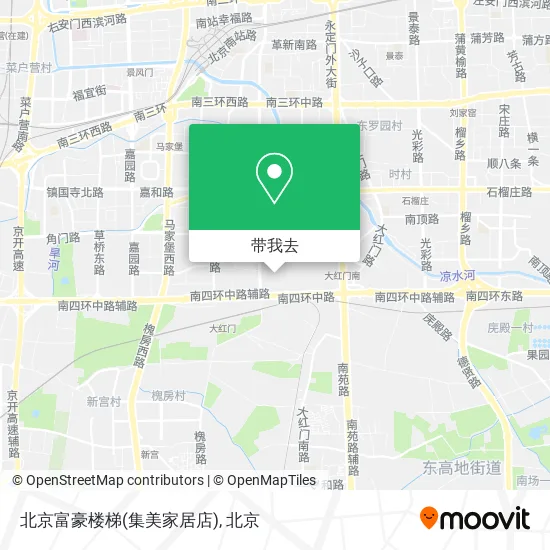 北京富豪楼梯(集美家居店)地图