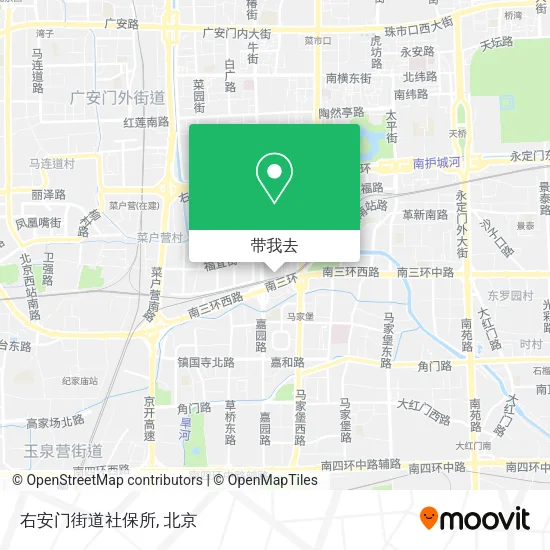 右安门街道社保所地图