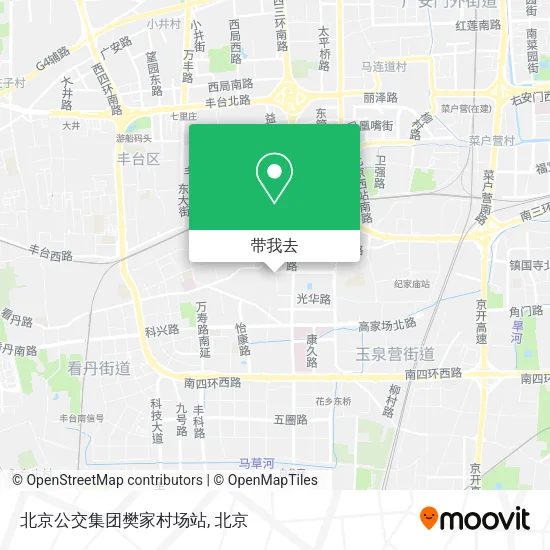 北京公交集团樊家村场站地图