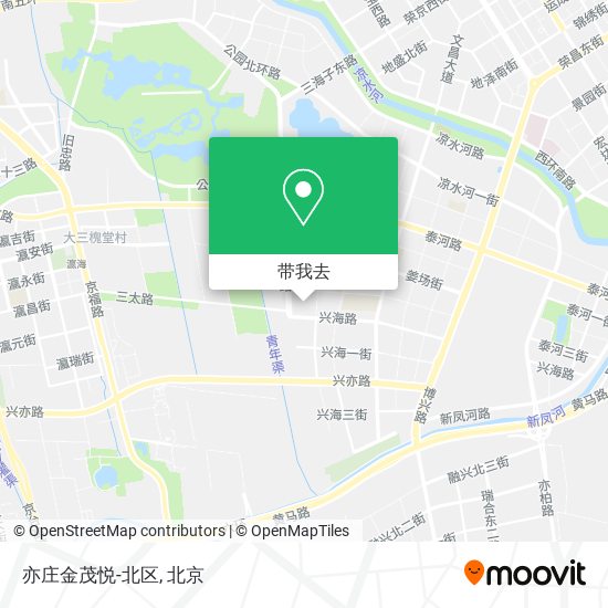 亦庄金茂悦-北区地图