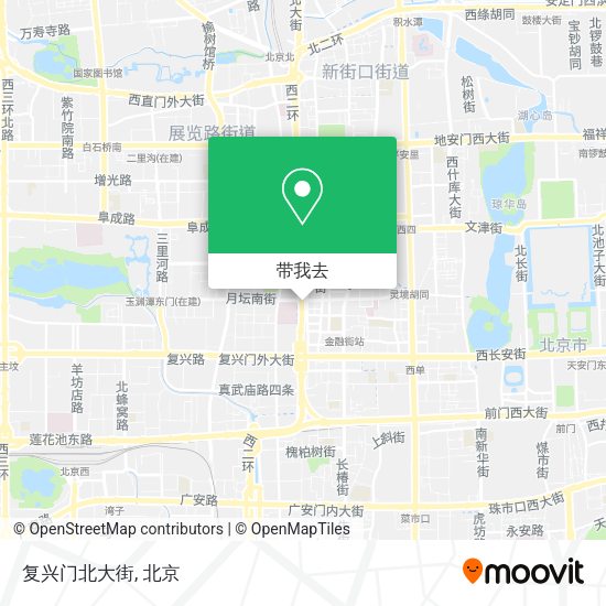 复兴门北大街地图