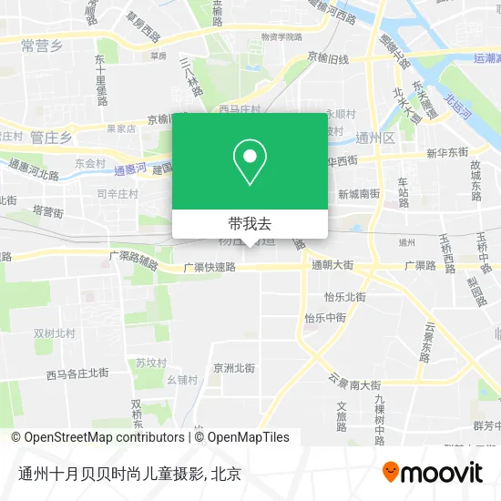 通州十月贝贝时尚儿童摄影地图
