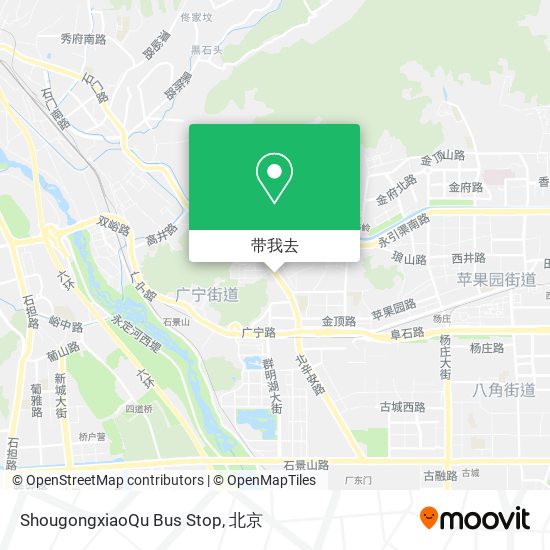 ShougongxiaoQu Bus Stop地图