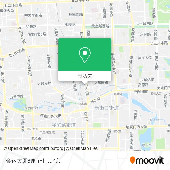 金运大厦B座-正门地图