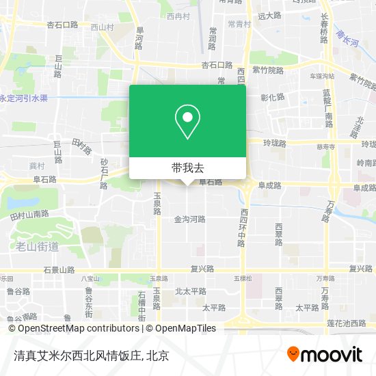 清真艾米尔西北风情饭庄地图