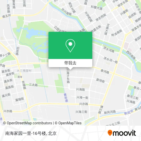 南海家园一里-16号楼地图