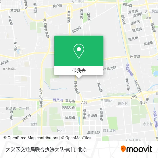 大兴区交通局联合执法大队-南门地图