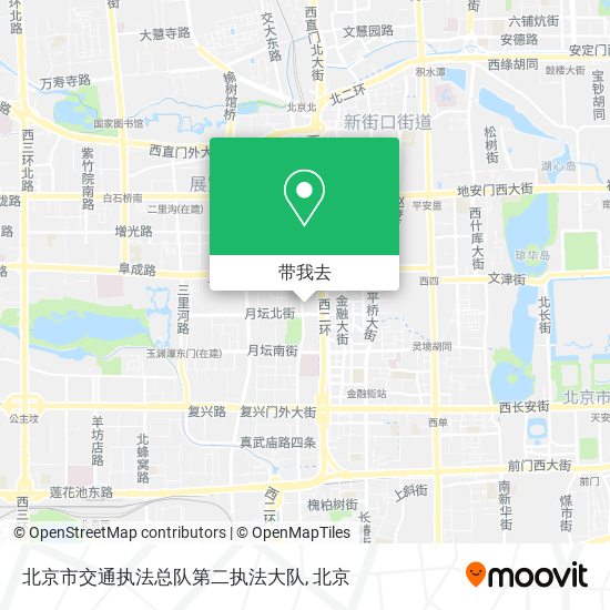 北京市交通执法总队第二执法大队地图