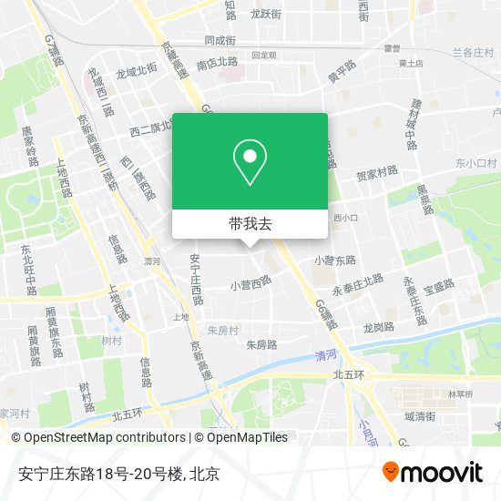 安宁庄东路18号-20号楼地图