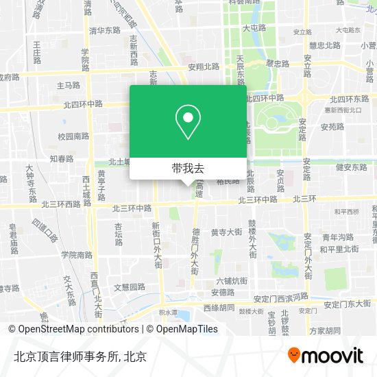 北京顶言律师事务所地图