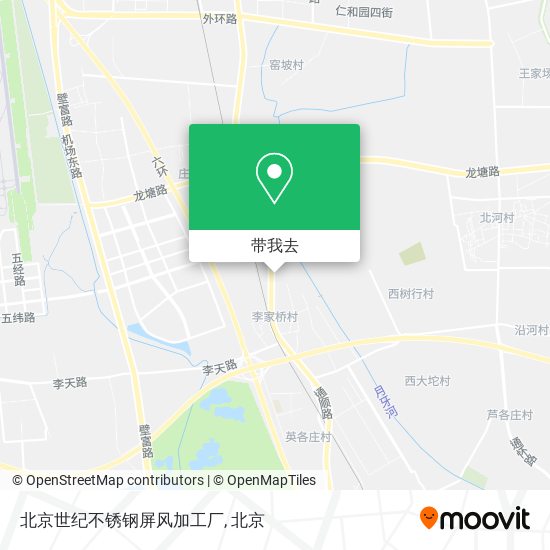 北京世纪不锈钢屏风加工厂地图