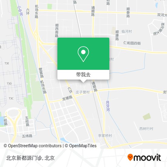 北京新都源门诊地图