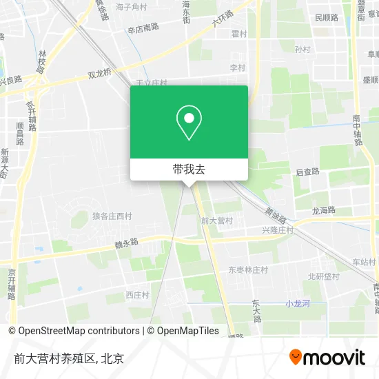 前大营村养殖区地图
