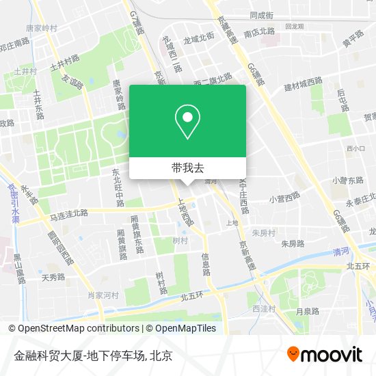 金融科贸大厦-地下停车场地图