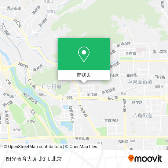 阳光教育大厦-北门地图