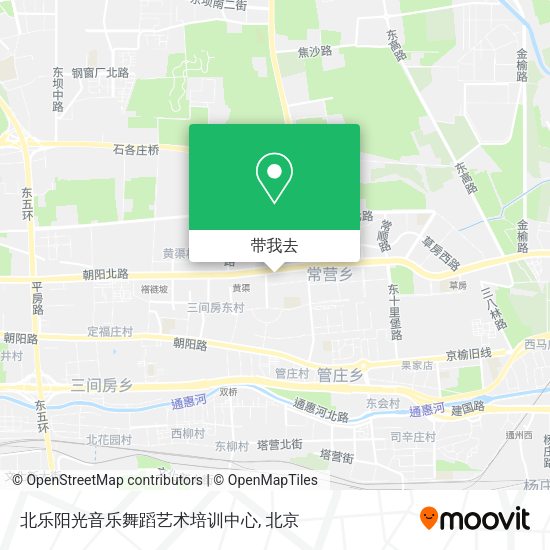 北乐阳光音乐舞蹈艺术培训中心地图
