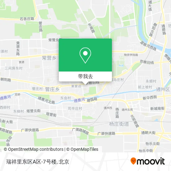 瑞祥里东区A区-7号楼地图