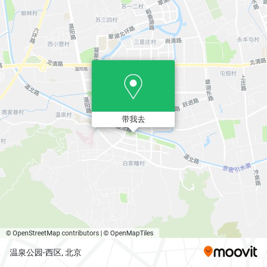 温泉公园-西区地图