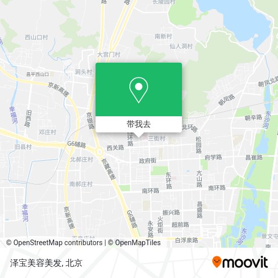 泽宝美容美发地图