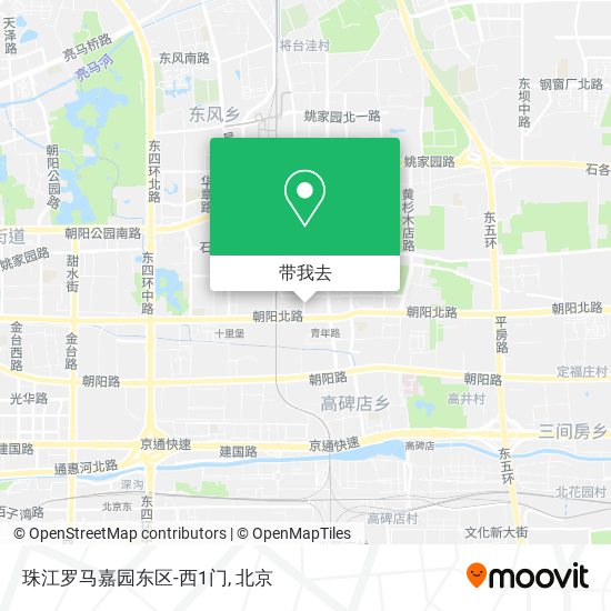珠江罗马嘉园东区-西1门地图
