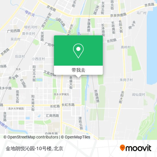 金地朗悦沁园-10号楼地图