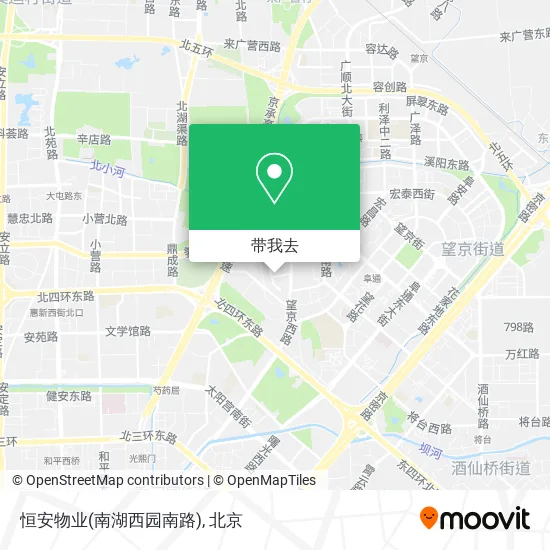 恒安物业(南湖西园南路)地图