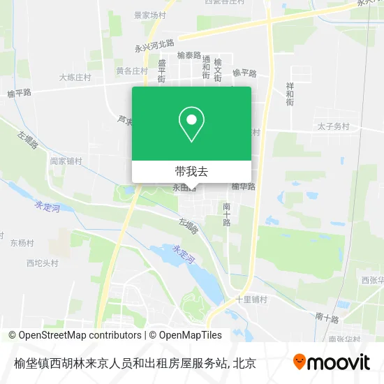 榆垡镇西胡林来京人员和出租房屋服务站地图