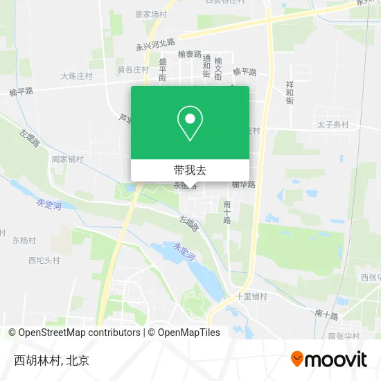 西胡林村地图