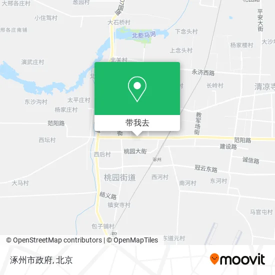 涿州市政府地图
