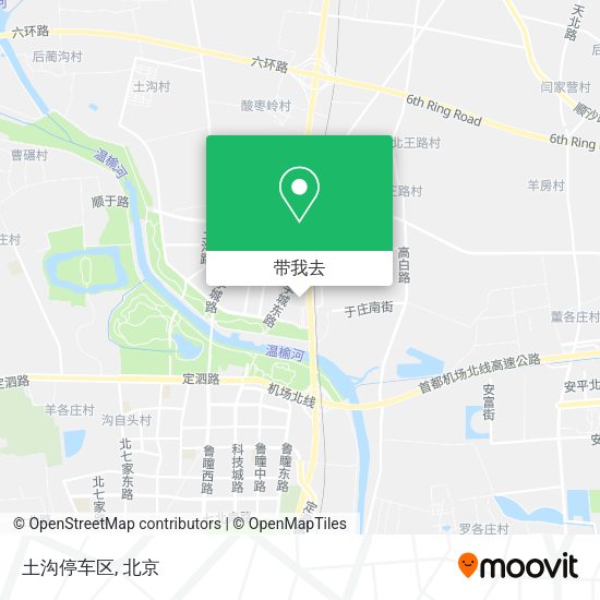 土沟停车区地图