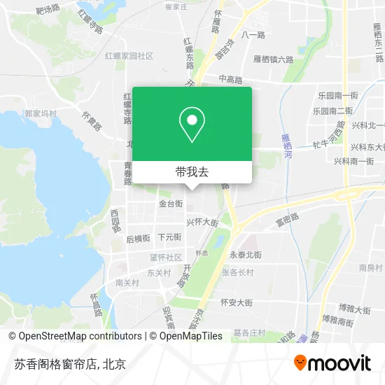 苏香阁格窗帘店地图