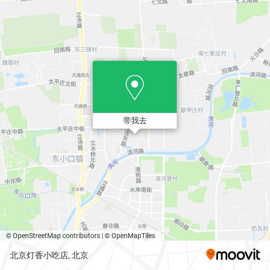 北京灯香小吃店地图