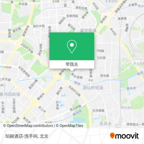 珀丽酒店-洗手间地图
